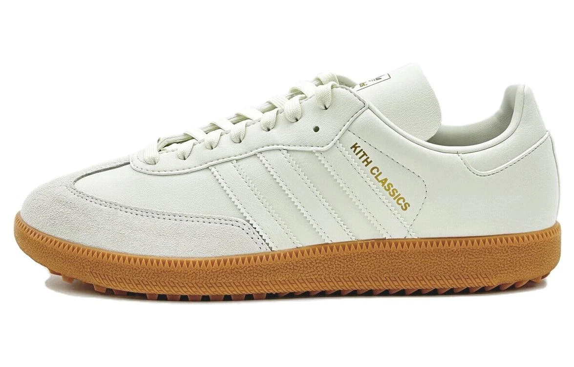 adidas Kith x Samba Spikeless Golf White Gum for Sale
