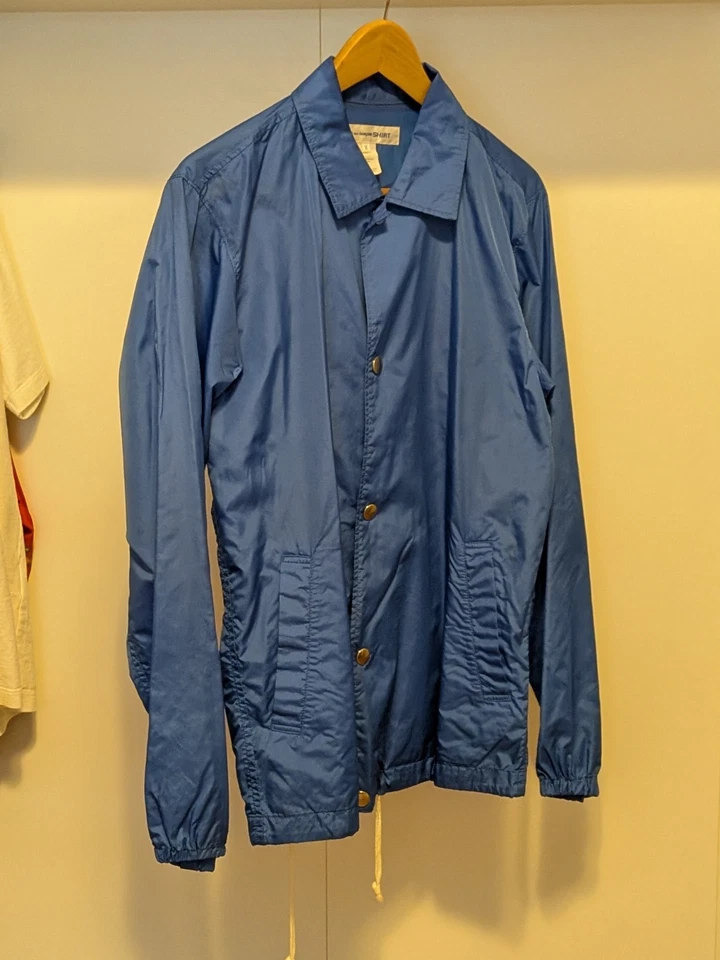 Comme des Garçons рубашка куртка синий - Yue Minjun искусства печати - ограниченного тиража - Изображение 3 из 4