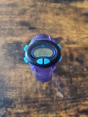 Vitage Timex Mystery Answer Watch Y2K Blue/purple Digital  display picture 1