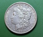 1884 O Silver Morgan Dollar XF AU