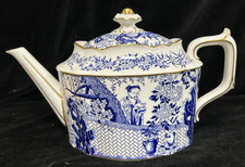 Royal Crown Derby Blue Mikado Large Teapot