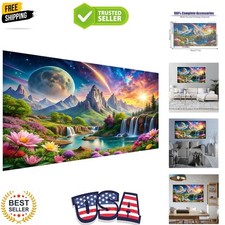 large diamond art kits for adults,Landscape Spring Diamond Painting for Adult...