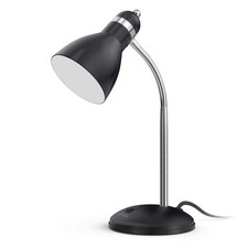 Metal Desk Lamp, Adjustable Goose Neck Table Lamp, Eye-Caring Study Desk Lamp...