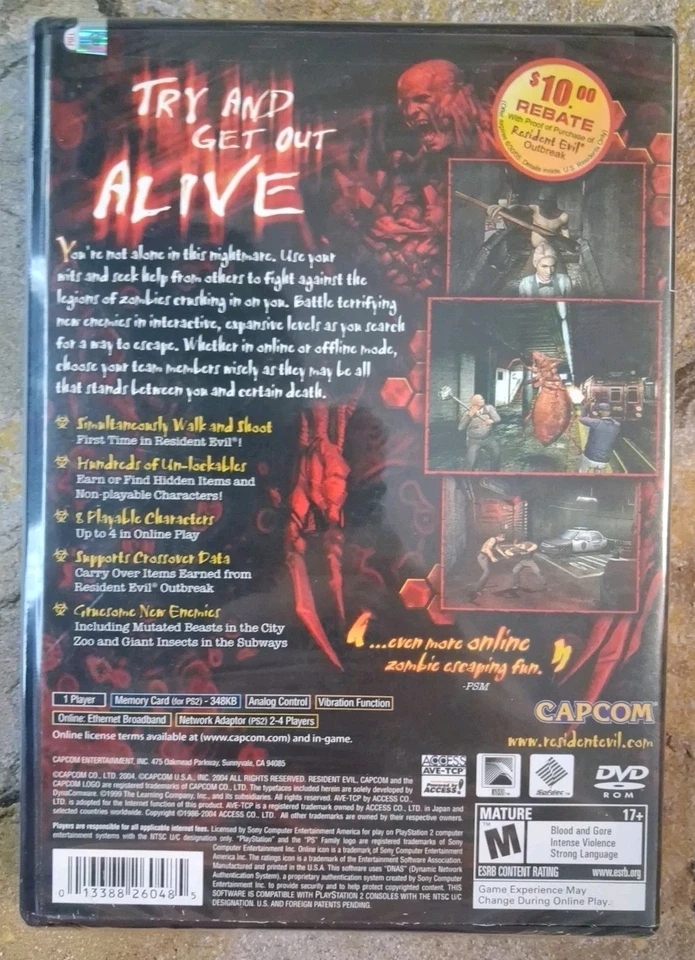 Resident Evil: Outbreak - File #2 - PlayStation 2 *BRAND NEW* - Image 2 of 4