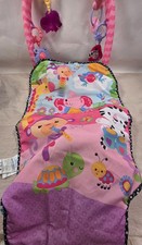 Fisher Price Kick and Play Piano Crib Toy Mat Replacement parts Baby Gym Pink