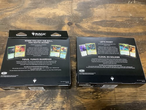 Sealed Magic The Gathering Final Fantasy Commander Deck Tidus + Cloud MTG New - Picture 2 of 3