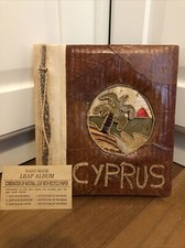 Album Fotografico Cipro - Fatto A Mano Con Foglie E Materiali Naturali