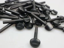 100pcs Ebony wood Violin Pegs Without Paris eye, 4/4 Violin Tuning Peg Parts