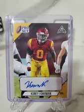 KOREY FOREMAN 2021 LEAF PRO SET #PS-KF1 GOLD SP AUTOGRAPH