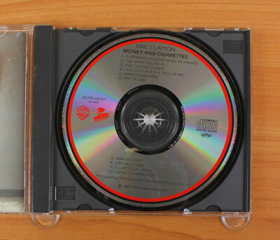 Eric Clapton - Money And Cigarettes CD (Japan 1988) 20P2-2037 | eBay