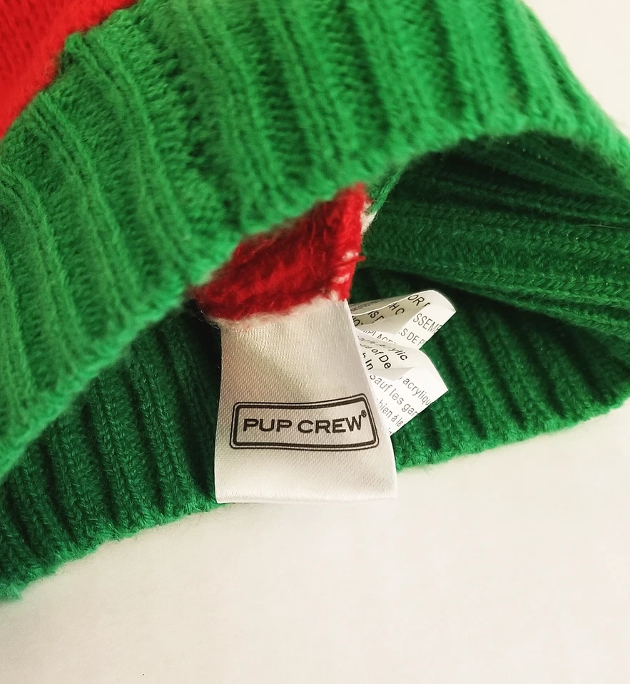 REINDEER FACE Dog Sweater - MEDIUM Christmas Holiday Clothes Clothing Apparel - Image 3 of 3