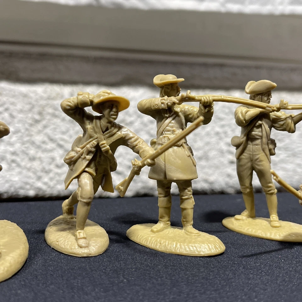 BARZSO Of Battle Of Lexington American Militia Playset Figures Lot Of 8 - Image 4 of 4