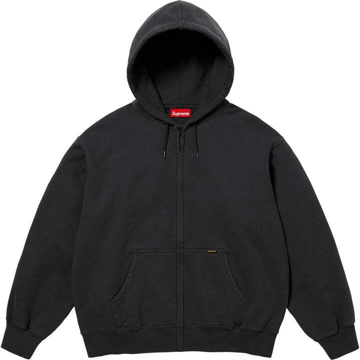 Sweat à capuche zippé Supreme Work noir