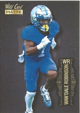 2021 Wild Card Matte Wan'Dale Robinson RC Rookie New York Giants. rookie card picture