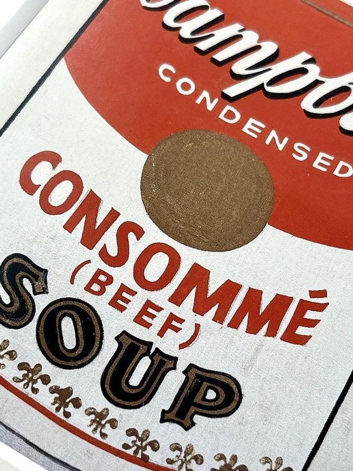 Impresión litográfica offset de Andy Warhol Campbell's (consomé) FMG 1962 Foto 3 de 4