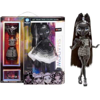 Rainbow High Doll Shadow High Doll Shanelle Onyx Series 1 Black Doll + 2 Outfits