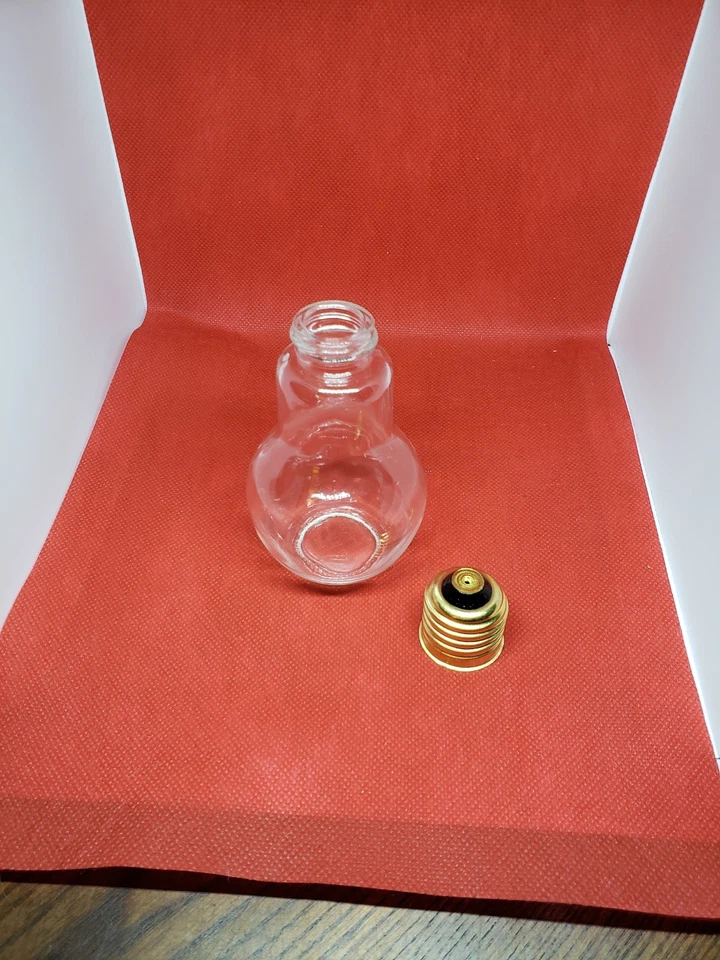 Geocache Container Devious Light bulb Cache Clear Glass - Image 2 of 4