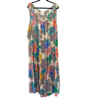 maxi dress neck tie Printed Tie Neck Long Sleeve Maxi Dress