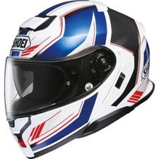 Shoei Neotec 3 Grasp Modular Helmet | White/Blue/Red/Black | DOT Certified