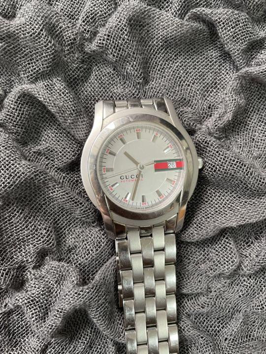 GUCCI G class YA055205 automatic silver dial SS men's watch GUCCI G class YA055205 automatic silver dial SS men's watch