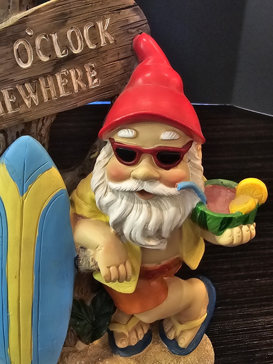 It's 5 o'clock Somewhere Gnome, Tropical Party Gnome 9