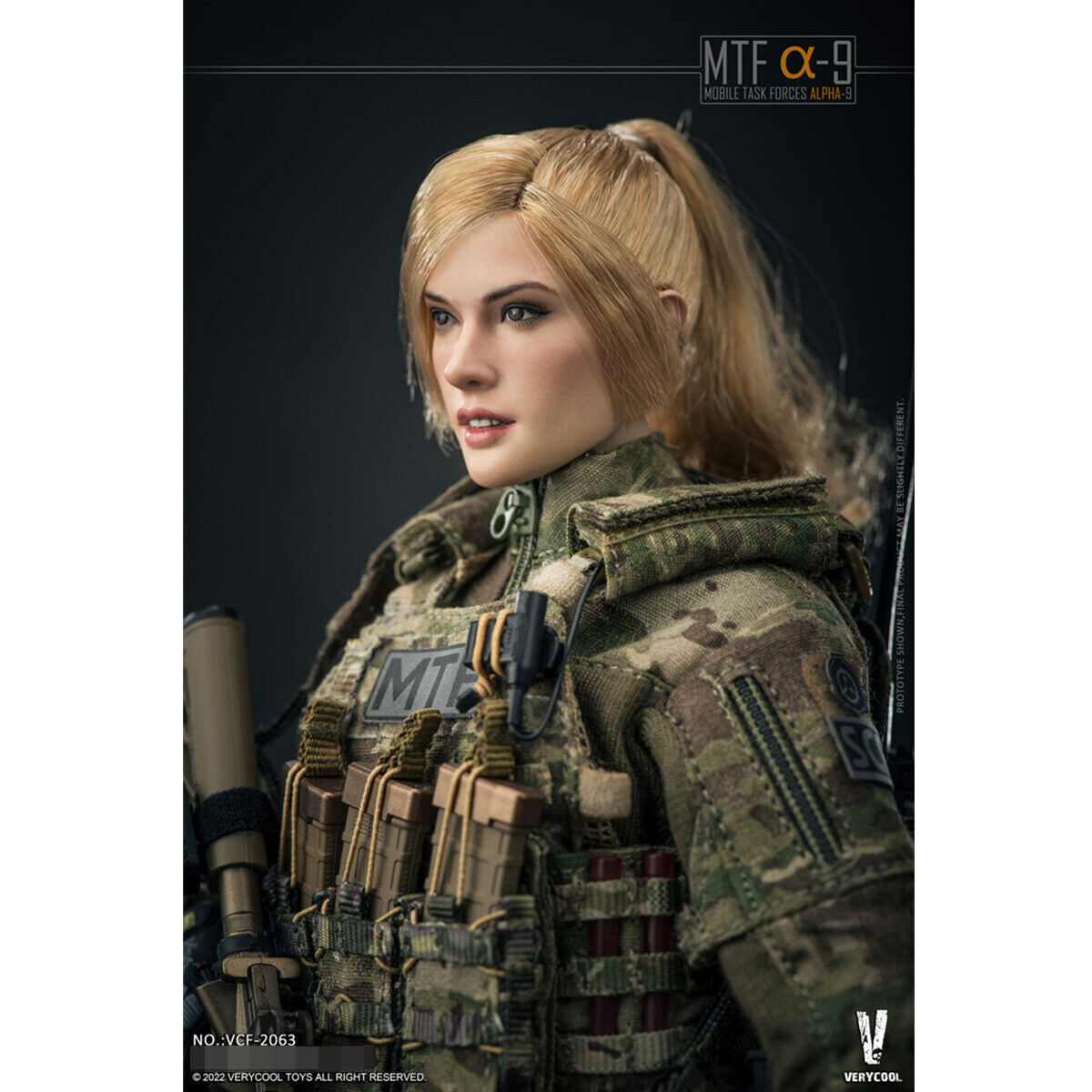 1/6 VERYCOOL VCF-2063 MTF Alpha-9 Female Soldier Figure Model | eBay