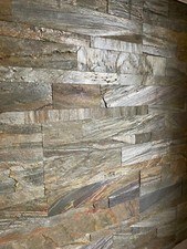 Ultraleichter Verblender, Schiefer Furnier, Dünnschiefer, Steintapete, Muster 