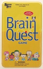Brain Quest Game University Games Grades 1-6 Ages 6-12 Educational Learning Tin