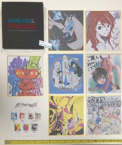 DARLING in the FRANXX BONUS Staff ARTE IMPRESO SHIKISHI Caja Set gatillo dañado - Imagen 5 de 18