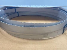 (2X) MORSE 10' 10" x 1" x .035" 5/8 VP Variable Pitch M42 Welded Bandsaw Blades
