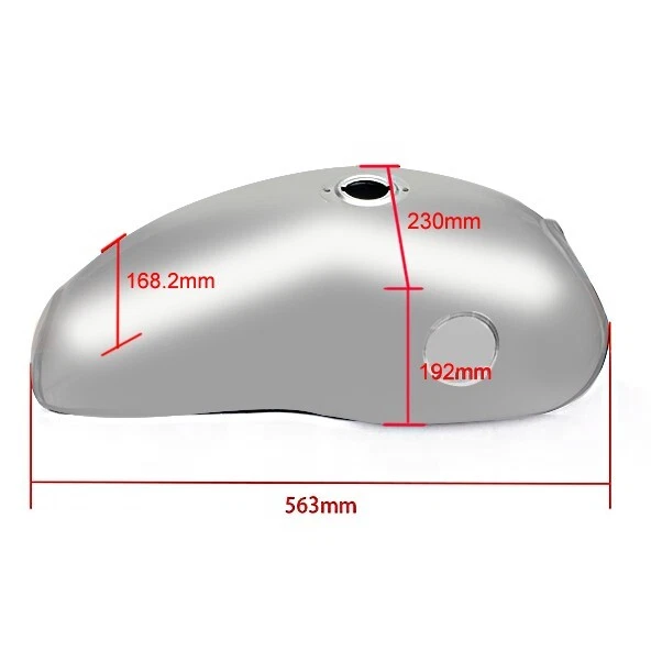 Топливный бак Cafe Racer VT2 для BMW R 100/RS/ RT - Изображение 3 из 4