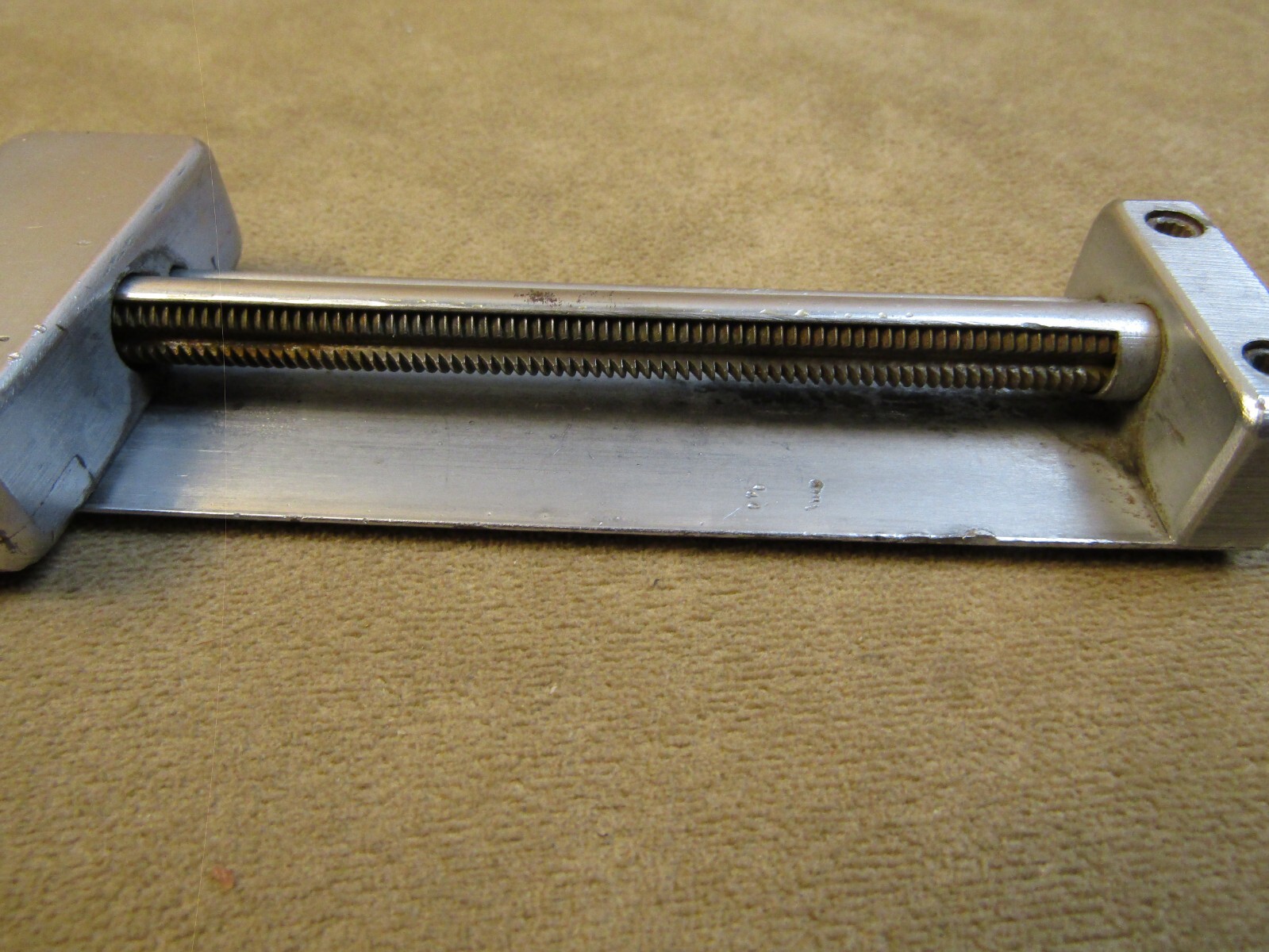 VINTAGE LUDLOW NO.19492 22 PICA TYPESETTING PRINTER PRINTING COMPOSING STICK