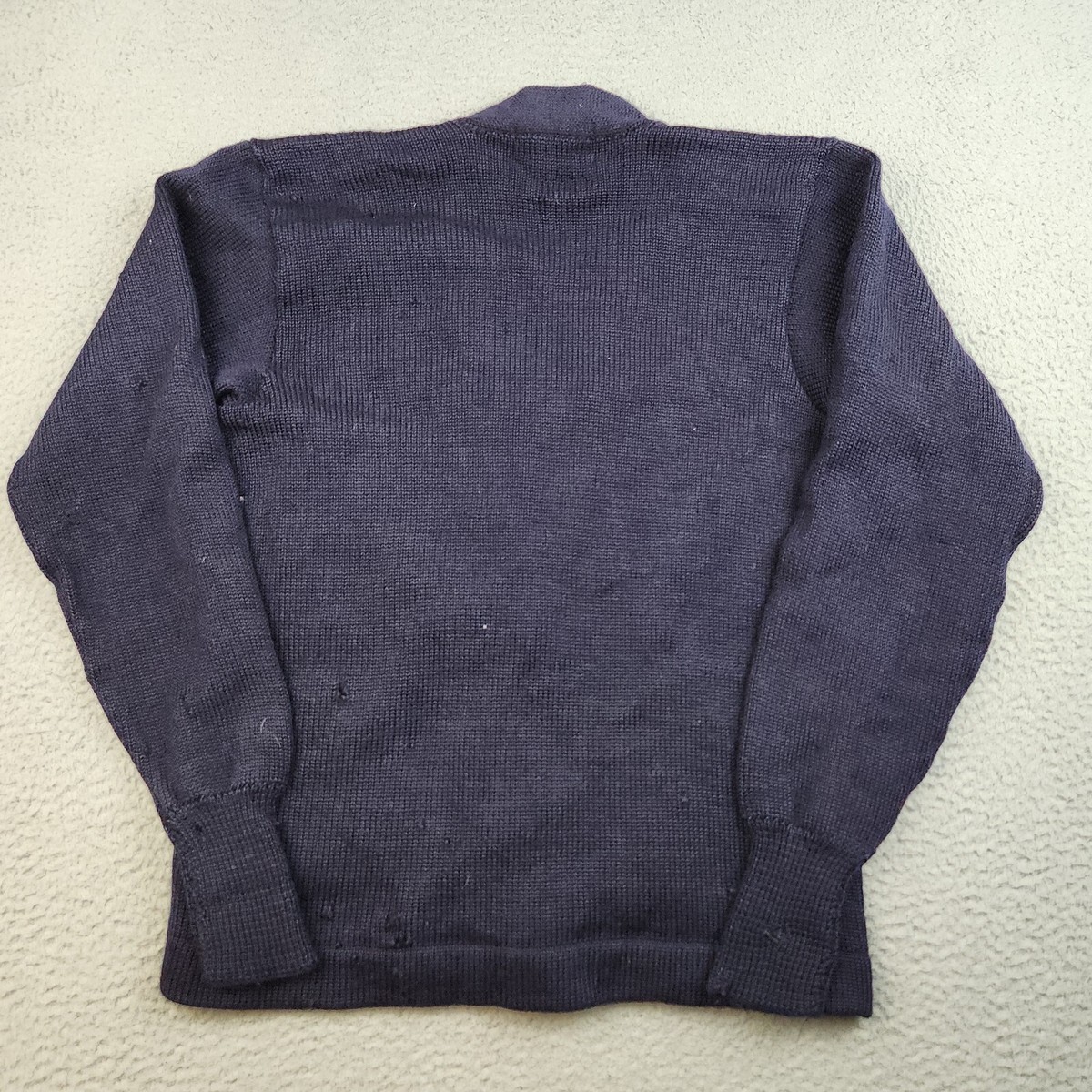 VTG Wool Letterman Varsity Cardigan Sweater 50s 60S Small