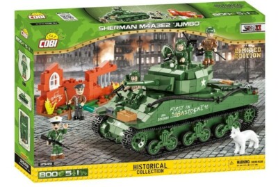  COBI 2549 limited edition SHERMAN JUMBO M4A3E2  with general Patton 800 bricks