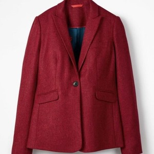 boden red blazer