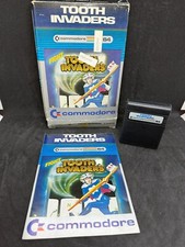 Tooth Invaders 1983 Commodore 64 Good Condition - Complete