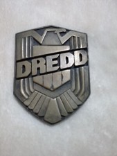 Dredd 2012 Badge Gold Tone Resin cast of Original Prop Karl Urban