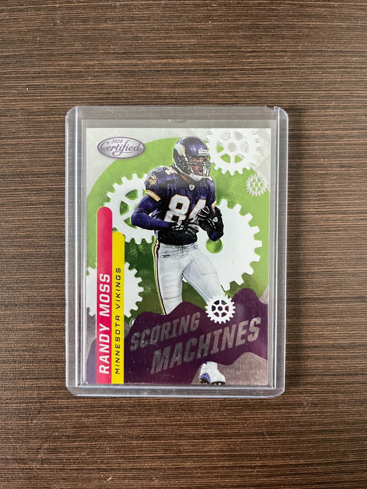 2020 Panini Certified Scoring Machines Randy Moss Case Hit SSP