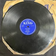 King 4536 Earl Bostic, Velvet Sunset, Linger Awhile, jazz V+