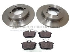 VOLVO S40 & VOLVO V40 1995-2003 REAR 2 BRAKE DISCS AND PADS SET BRAND NEW KIT