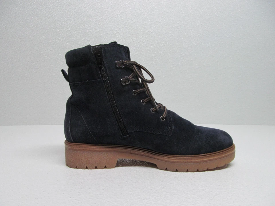 Женские сапоги Gabor замшевые кожаные на молнии на шнуровке с подкладкой зажимная подошва размер 8,5 M - Изображение 2 из 4