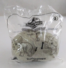 New 2020 Jurassic World Camp Cretaceous 8 Triceratops McDonald's Toy Sealed
