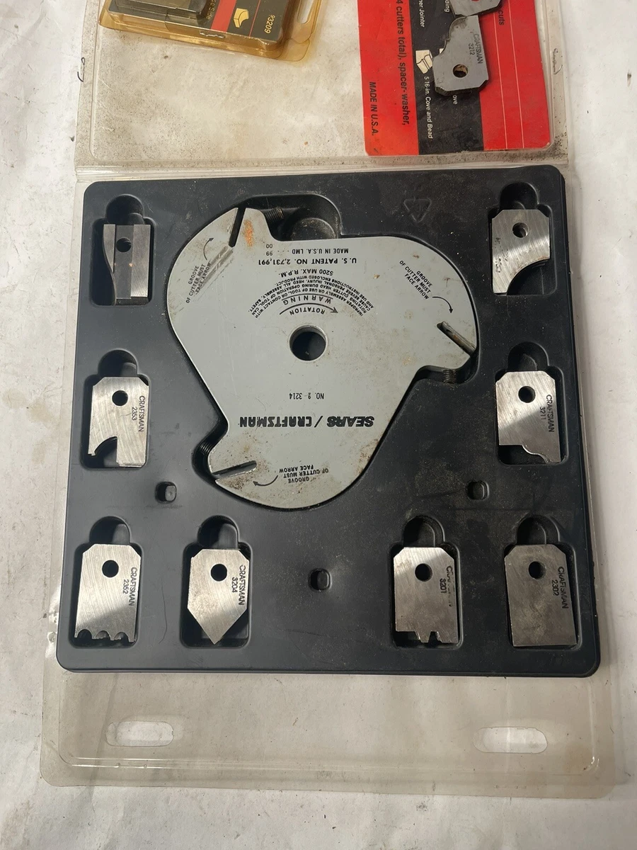 Craftsman Molding Cutters
