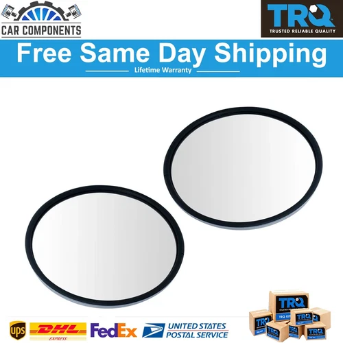 TRQ New Mirror Driver & Passenger Side Set For 1979-2019 Capacity Chevy Ford