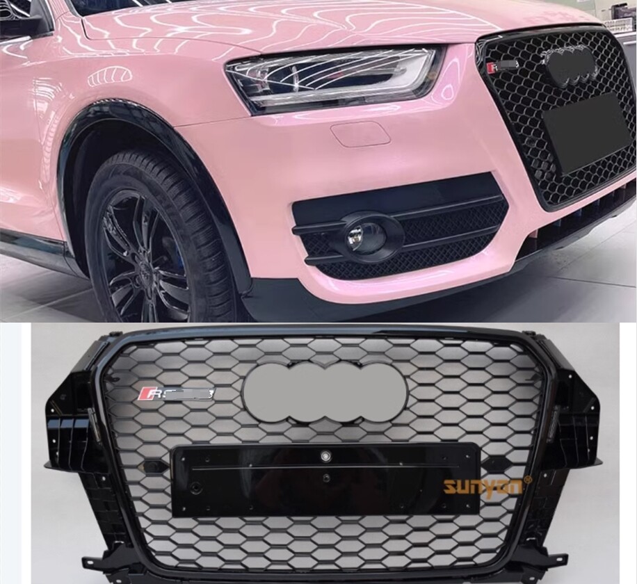2013 2014 2015 For Audi Q3 SQ3 RSQ3 Style Front bumper grill
