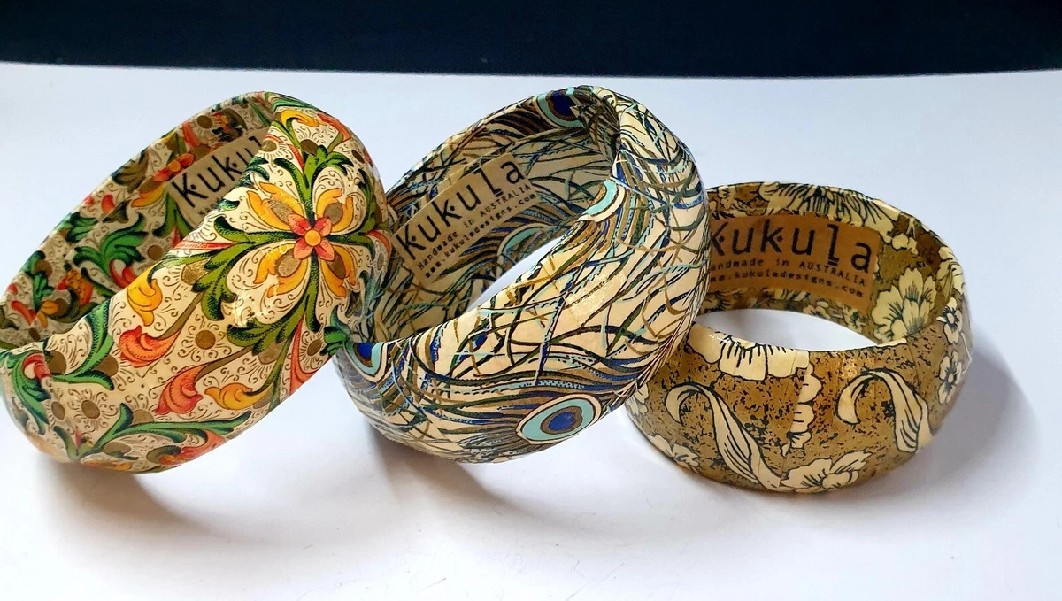 Printed bangles deals