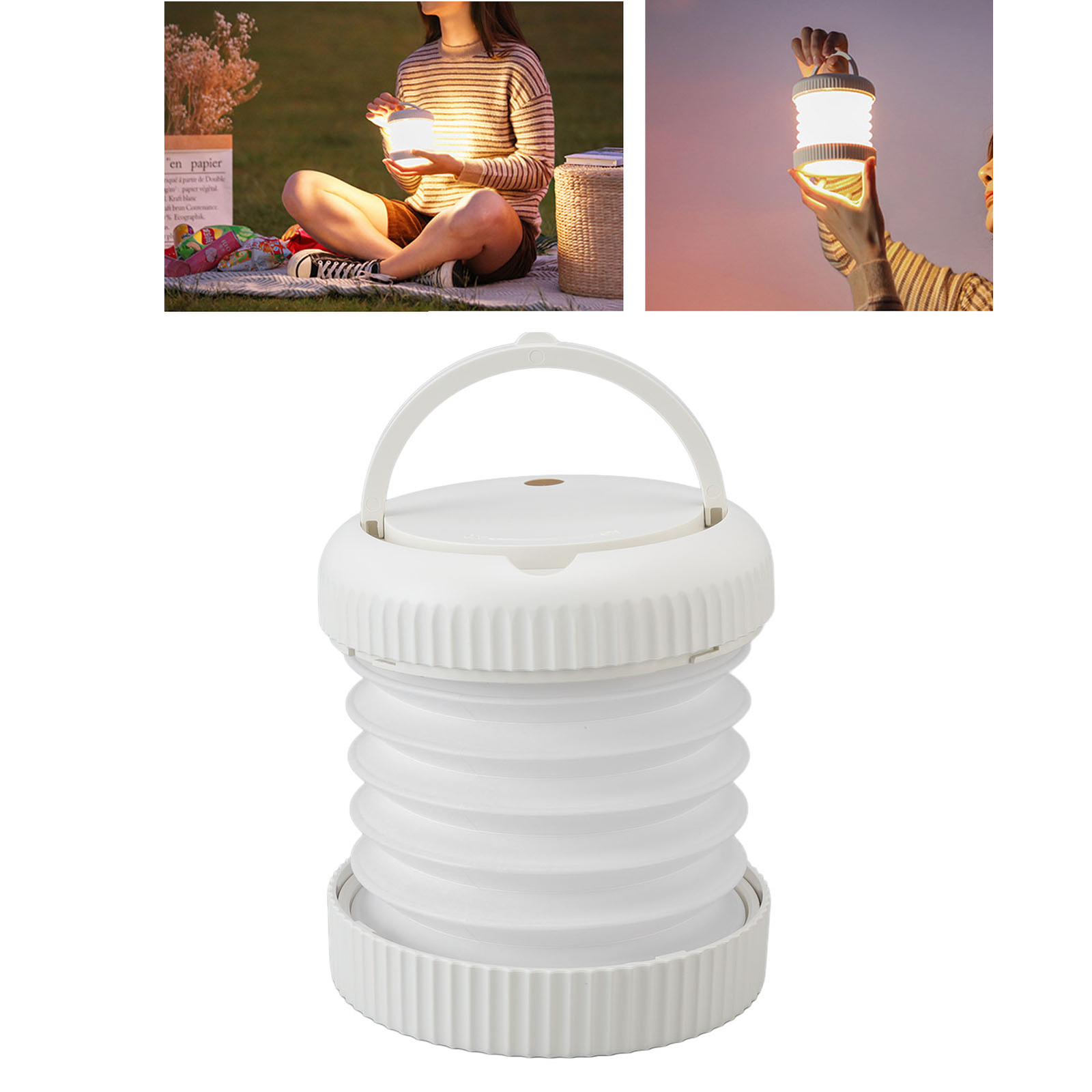 ✪Lantern Lamp Folding Charging Magnetic LED RGB White 360 Degree Regulable SOS - Picture 12 of 12