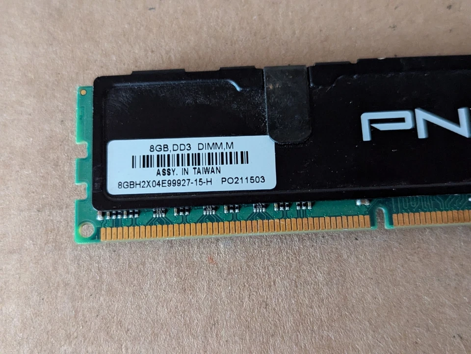PNY 8GBH2X04E99927-15-H XLR8 8GB DDR3-1600MHZ PC3-12800 DESKTOP SDRAM A3-9(19) - Image 3 of 3
