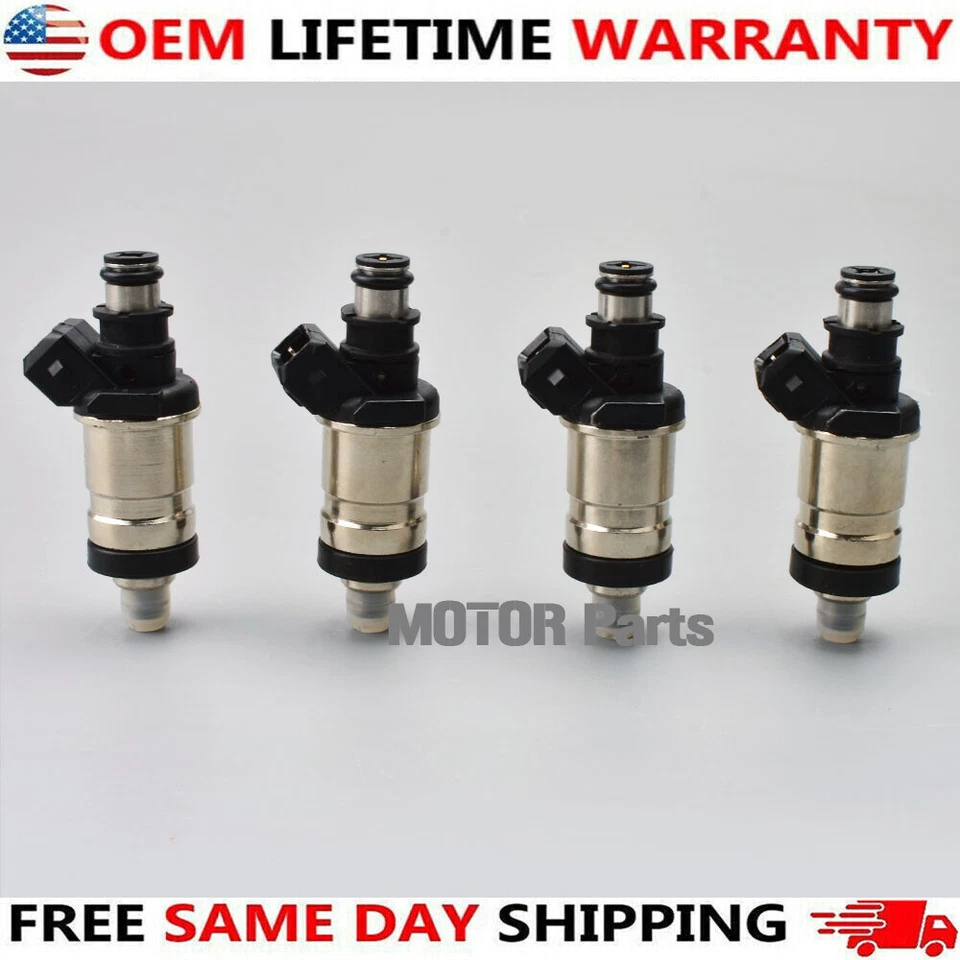 4PCS OEM NEW FUEL INJECTORS 06164-P0A-000 1.6L 1.8L 2.0L 2.1L 2.2L 2.3L USA - Image 3 of 4