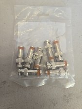 Lot 8 RG-59 RG59 BNC Male Compression Connector Coax Coaxial